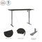 Bestar Bestar Upstand 30” x 72” Standing Desk in deep grey 175879-000032 - alternate 9